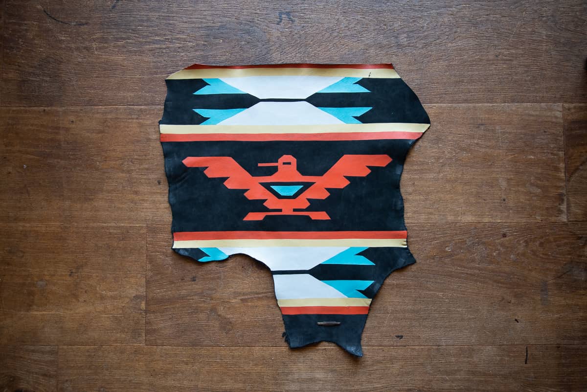 LEATHER RUG ''LIBERTY''