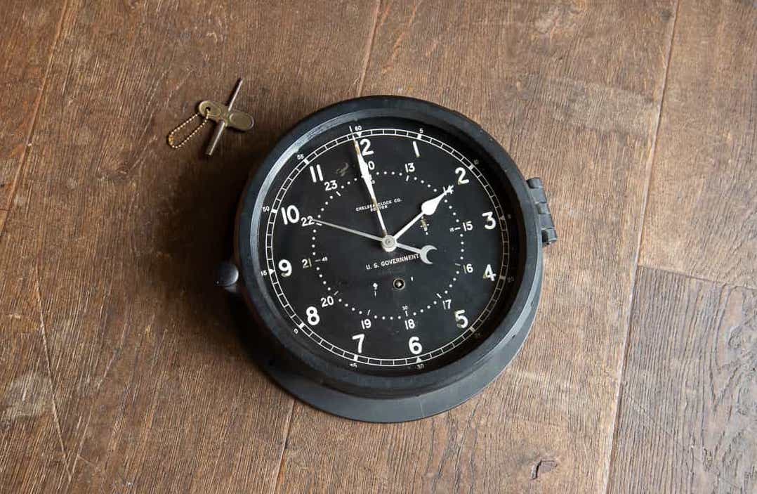 CHELSEA CLOCK Co. DECK CLOCK